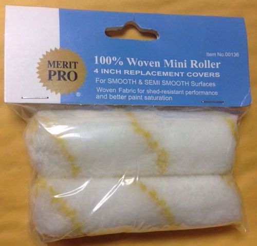 Merit Pro 00136 100% Woven Mini Roller 4&#034;