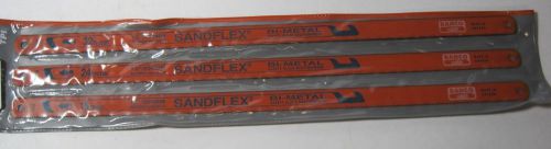 Bahco Sand Flex Bi Metal Hand Hacksaw Blade 12&#034; 3906-300-3P 3-Pack NIB