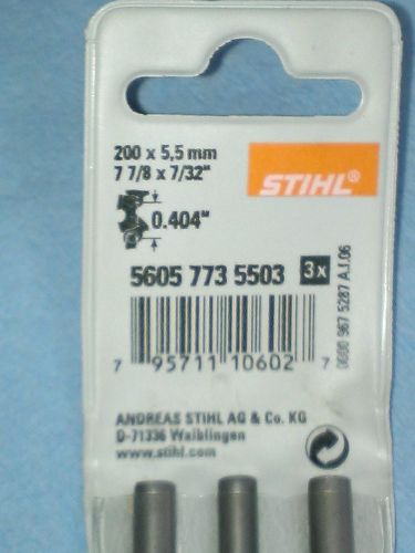 TF-STIHL, ROUND FILES,  5605 773 5503, 7 7/8X 7/32&#034;