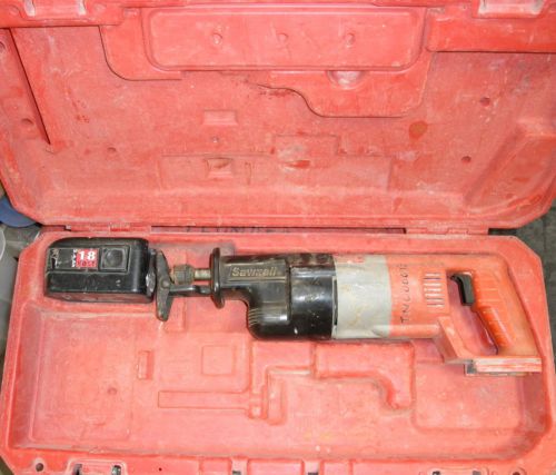 Milwaukee cordless sawzall 18v 6515-20 w/battery case variable speed for sale