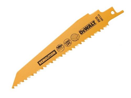 DEWALT Sabre Blade Demolition Rough Cutting Wood 152mm Pack of 5