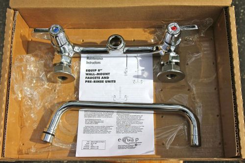 Equip Wall Mount Faucet ~ 8&#034; centers w/ 10&#034; Swivel Spout