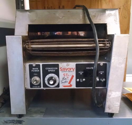 MERCO SAVORY ST-1 COMMERCIAL MINI COUNTERTOP CONVEYOR TOASTER See Description