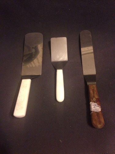 3 Dexter Russell Cake Pancake Turner Server Assorted Sizes Sani-Safe Stainless