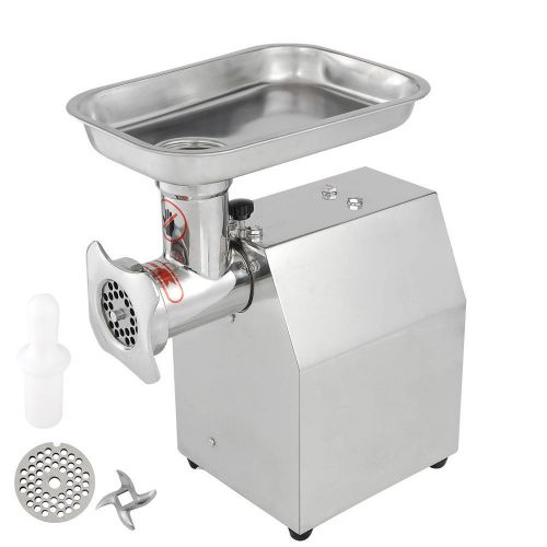 #12 Commercial Electric Meat Grinder Stainless Steel Sausage Restaurant 264lbs/h