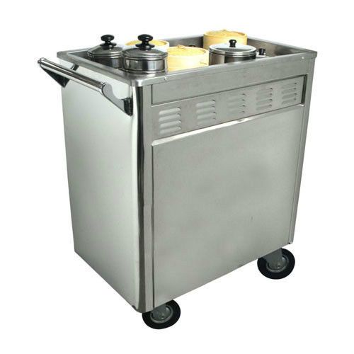 Town Food Equipment (36615) - Stainless Steel Dim Sum Cart
