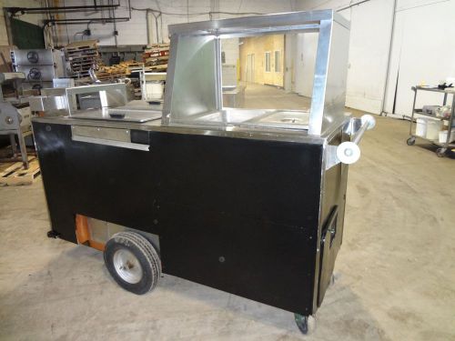 COMMERCIAL &#034;HOT DOG&#034; CONCESSION CART W/HOT WATER HEATER, 2 WARMER, INSULATED BIN