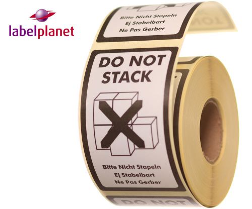 Do not stack package/packaging postage mail self-adhesive labels label planet® for sale