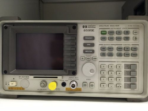 HP Agilent 8595E Spectrum Analyzer 9KHz - 6.5GHz Option 041 101 105 140