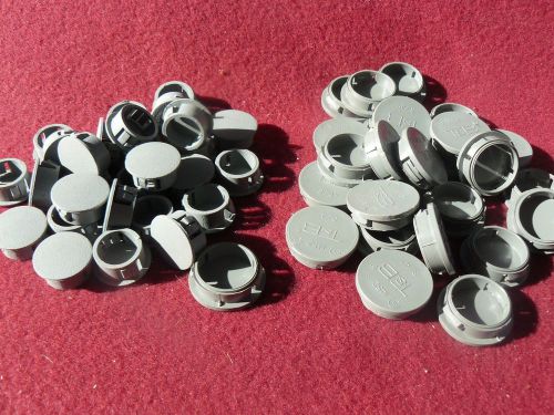 Qty 30  3/4&#034; Knockout closures #1452- non-metallic PLUS 28 smaller closures