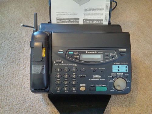 Panasonic KX-FPC141 Plain Paper Fax with Cordless 900MHz Phone and TAD