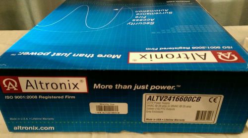 Altronix Power Supply ALTV2416600CB16 Outputs CCTV 24VAC @ 28A or 28VAC @ 25A