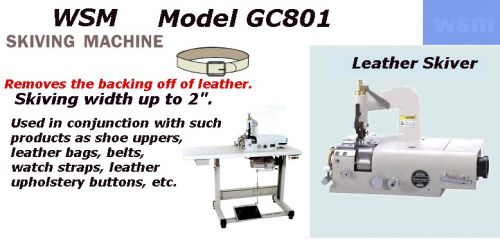 Leather Skiving Machine with Servo Stand 110 v