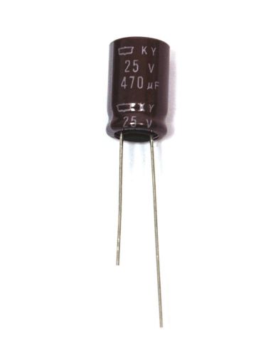 200pc electrolytic capacitor ky 470uf 25v -55~+105°c 7000hr nippon chemi-con for sale