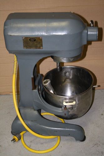 HOBART A120 COMMERCIAL DOUGH MIXER 12 QT PADDLE BEATER BOWL TABLETOP 110V AC