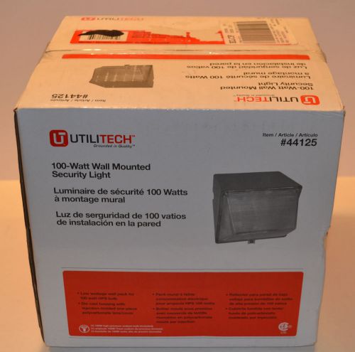 100 WATT WALL MOUNTED SECURITY LIGHT. UTILITECH