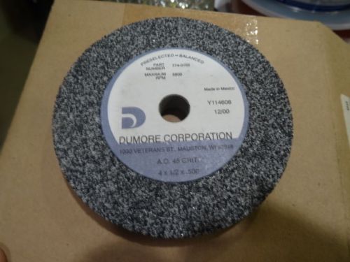 Dumore #774-0103 4 x 1/2 inch grinding  wheel new 48 grit for sale