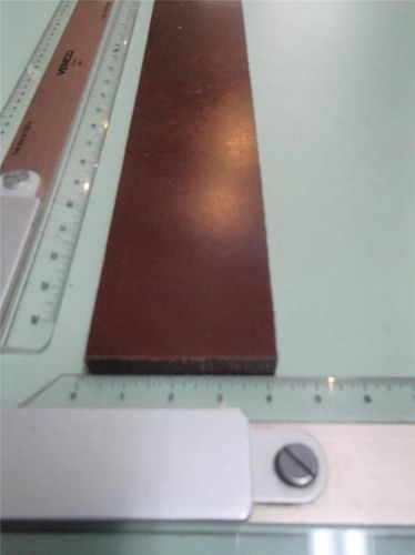 3/8&#034; x 2&#034; x 18&#034;  urethane / polyurethane 75 d brown bar p/n11198 for sale