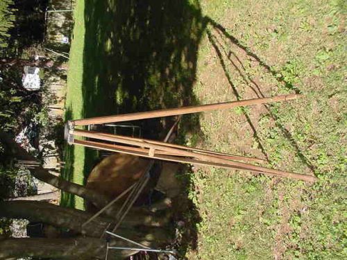 Vintage Old Dietzgen Wood Wooden Surveyors TRIPOD Parts Decor Repurpose Man Cave