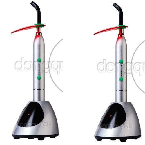 2x Curing Light Dental Cure Lamp LED Wireless Cordless Orthodontics 2000MW D8