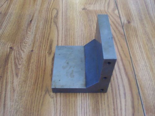 SHOP MADE ANGLE PLATE, HARDENED &amp; GROUND