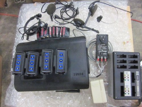 HME IQ 6100 Base6100 Drive-Thru Intercom set  with (4) Com6000 blue  (4) headset