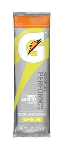 GATORADE POWDER PACKETS - Lemon-Lime 20oz Packets-Case of 64