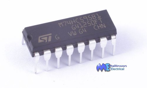 74HC595 Shift Register 16 pin DIL DIP16