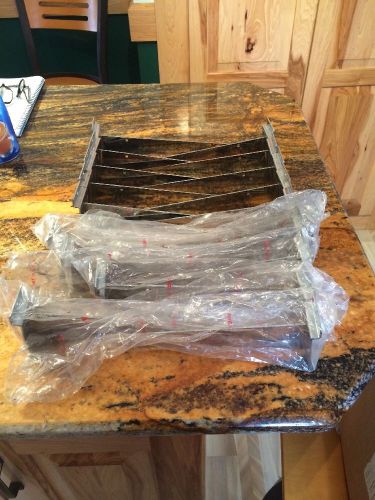 Slat Wall Shelf Brackets 12&#034; Chrome, Lot of 19, New And Used