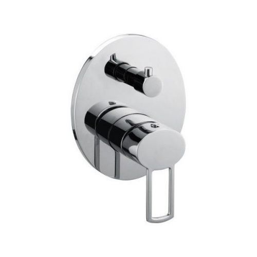 LOMA ROUND BATHROOM BATH &amp; SHOWER WALL MIXER + DIVERTER