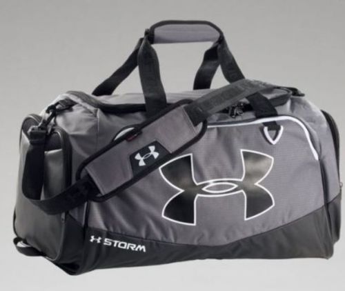 Under Armour 1256533 Graphite UA Undeniable Storm Medium Duffle Bag 13&#034;x25&#034;x11&#034;