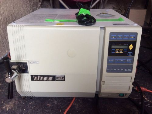 Tuttnauer 2540EA Autoclave-Steam Sterilizer 120V Professionally Refurbished