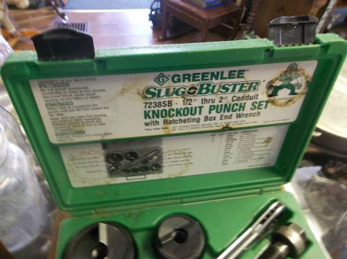 GREENLEE SLUG-BUSTER 7238SB KNOCKOUT PUNCH SET