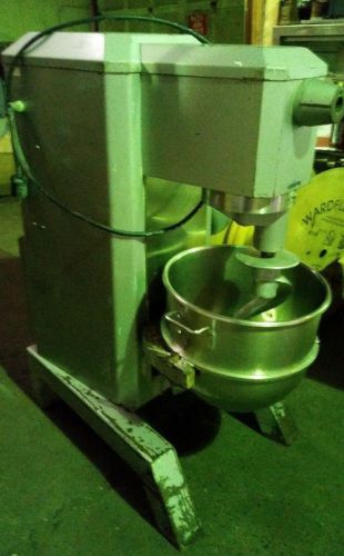 Univex m60 60qt quart dough pizza bakery mixer w/ ss bowl, hook for sale