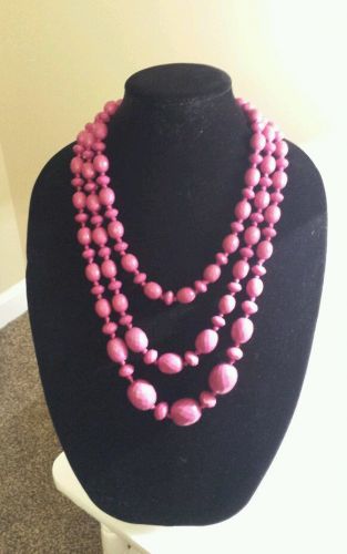 Large Velvet Necklace Bust Display