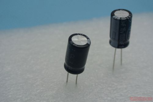 25pcs 1000uF 16V Electrolytic Capacitor 105degC 2000hrs Long Life LS