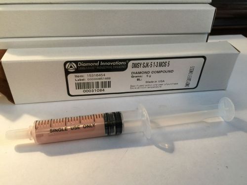 NEUBER DIAMOND COMPOUND 5 GRAM SYRINGES 1-H-5 1-3 MICRONS  QUANTITY 8 PINK