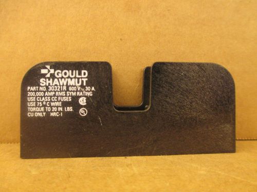 GOULD SHAWMUT 30321R FUSE BLOCK 30A 600VAC