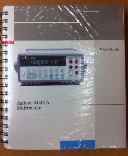 Agilent 34401A Multimeter User&#039;s Guide/Quick Reference/Service Guide - Sealed