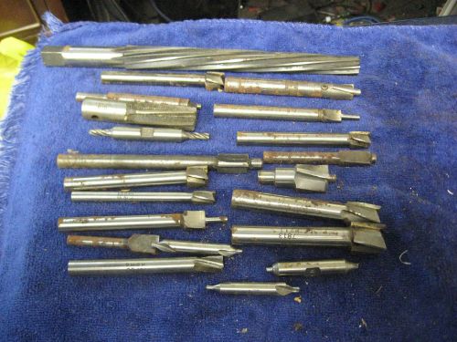 21 Assorted Size Vintage Steel Boring Bits P&amp;W Putnam G-B