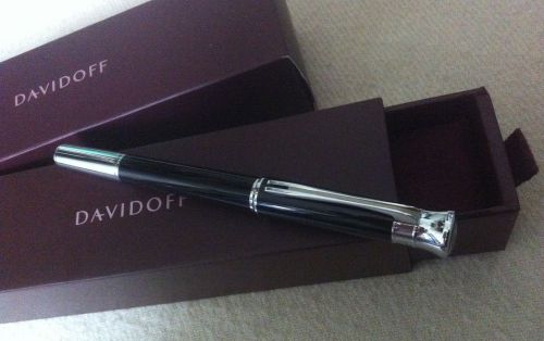 Davidoff velero black lacquer rollerball pen in premium brand gift box for sale