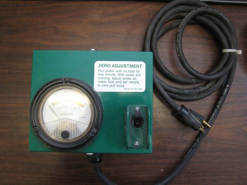 GREENLEE 37179 FORCE GAUGE AMMETER FOR 6001 SUPER TUGGER CABLE PULLER USED