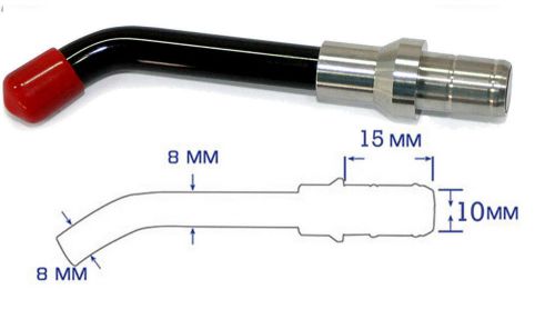 10xdental optical fiber curing light guide rod tip glass led tip 10mm 15mm for sale