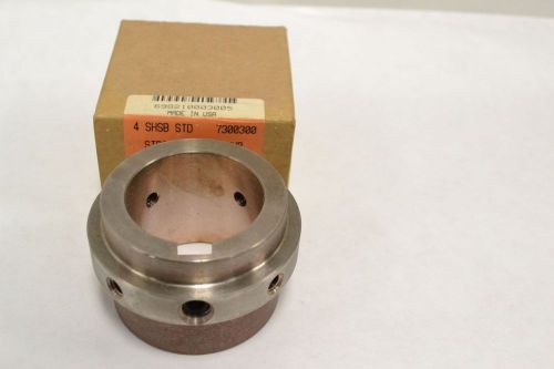 REXNORD 4 SHSB STD 7300300 STRAIGHT BORE STEEL COUPLING QD 1-5/8 IN HUB B271534