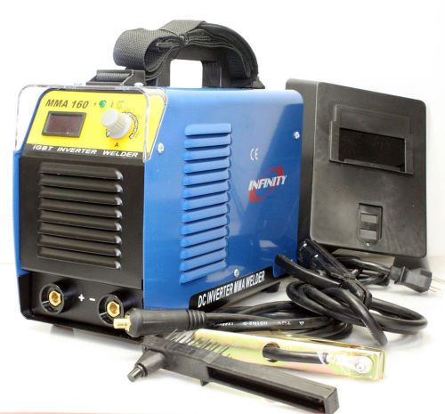 MMA 160 Amp DC INVERTER ARC WELDING WELDER MACHINE VARIABLE 30 - 160A ROD WELD