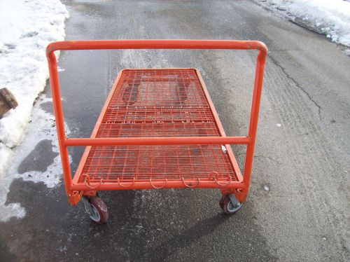 Industrial  Commercial Rolling Heavy Duty Steel Cart Wagon Utility  Workshop GU