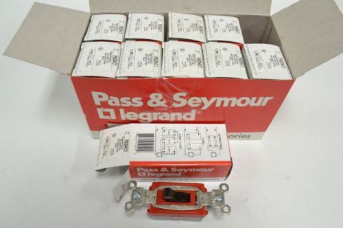 LOT 10 NEW PASS SEYMOUR PS20AC1 IVORY TOGGLE SWITCH 20A 120-277 VAC B226167