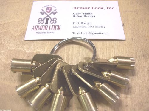 Chicago-Ace-I--ACEII-Depth and space keys-7-cut keys-Locksmith-Precision cut