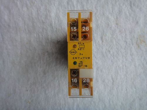 Tesch Time Delay Relay 230VAC 50/60Hz 5A        E67.3X530