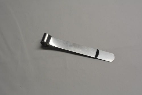 Vintage Steel Grip STEEL OFFICE BANKERS PAPER FILE MONEY VISOR CLIP CLASP